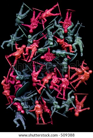 Plastic Army toy figures