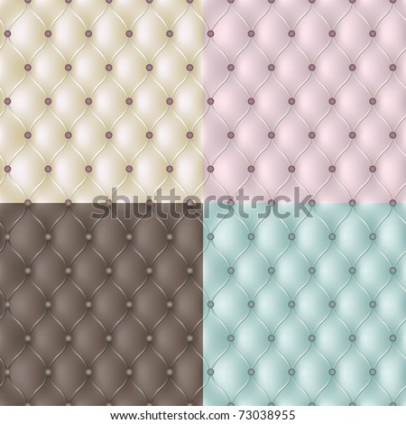 Set genuine leather texture in 4 colours. Vector
