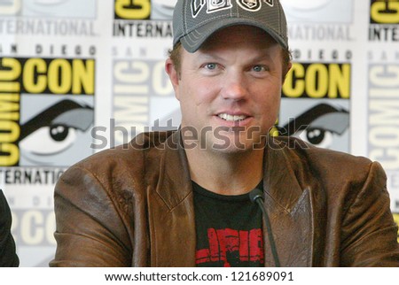 SAN DIEGO, CA - JULY 13: Adam Baldwin attends a press conference  for \
