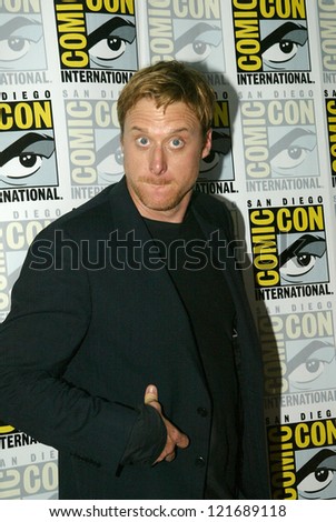 SAN DIEGO, CA - JULY 13: Alan Tudyk attends a press conference for  \