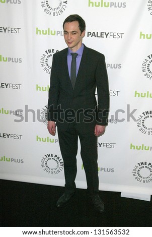 BEVERLY HILLS - MARCH 13: Jim Parsons arrives at the 2013 Paleyfest 