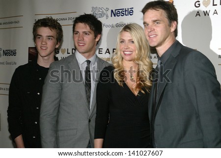 BEVERLY HILLS - MAY 7: Luc Robitaille and family arrive at The 12th Annual Golden Hearts Awards on Monday, May 7, 2012 at the Beverly Wilshire Hotel in Beverly Hills, CA.