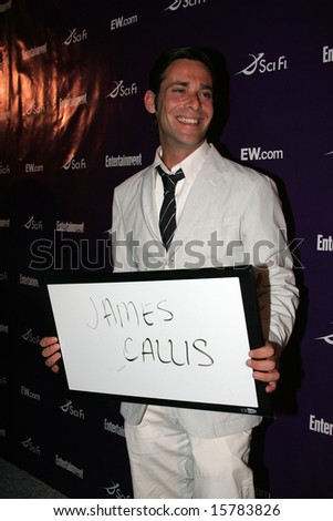 SAN DIEGO, CA - July 26: Actor James Callis attends the annual Comic Con International SciFi Channel party hosted by Entertainment Weekly on July 26, 2008 in San Diego, CA.