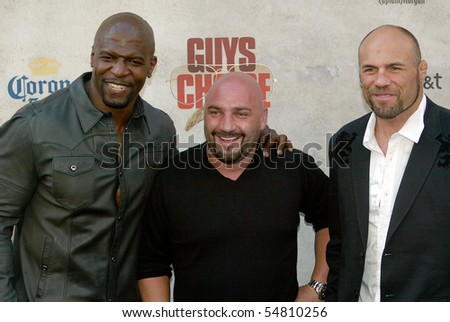 CULVER CITY, CA - JUNE 5: Terry Crews, Jay Glazer & Randy Couture arrive at the 4th annual Spike TV's 