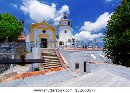 macau famous landmark, lighthouse