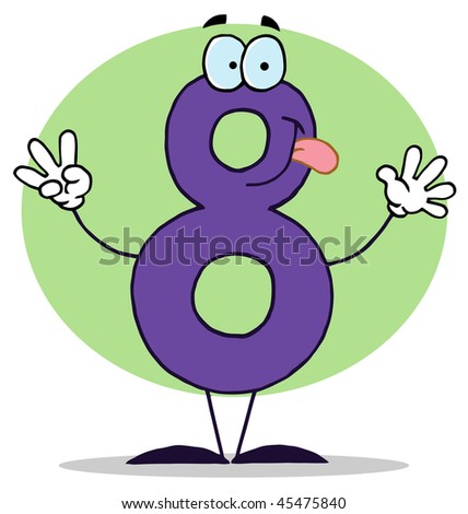 Cute Cartoon Numbers