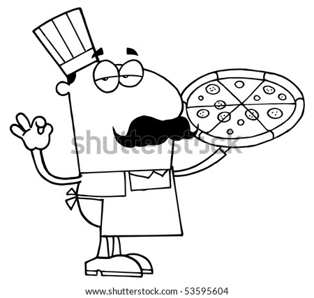 Clipart Pizza Toppings. take very long Cook+pizza