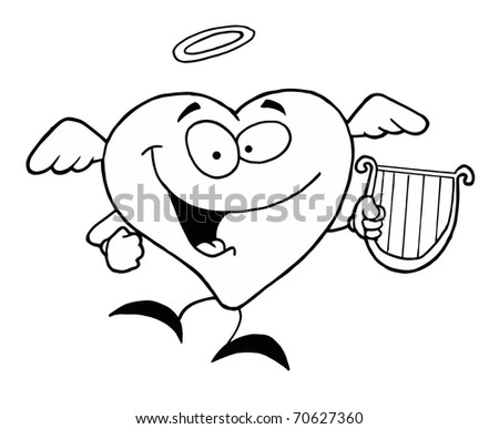 black and white photography love heart. stock photo : Black And White