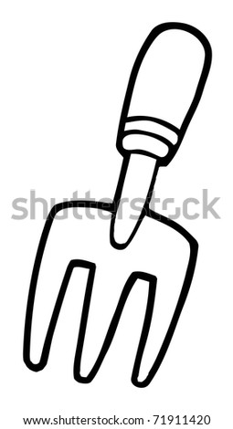 Fork Coloring Page