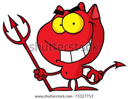 Cartoon Character Halloween Devil Stock Photo 73327753 : Shutterstock