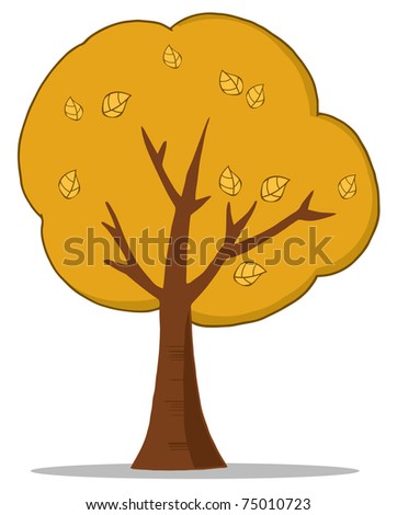 Autumn Tree Cartoon