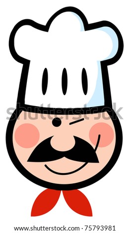 Cartoon Baker Man