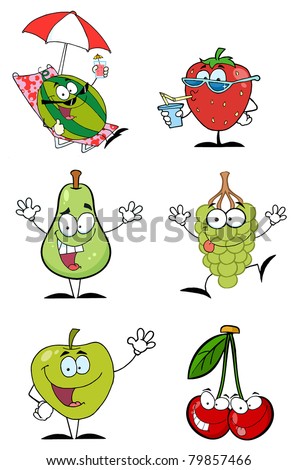 Fruit Cartoon Funny