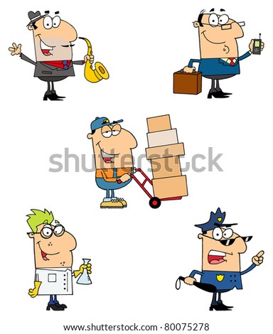 People Of Different Professions-Vector Collection 4
