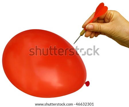 Balloon Bursting Clipart