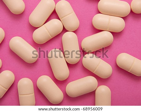 Closeup of pills looking rather like bugs - healthcare concept