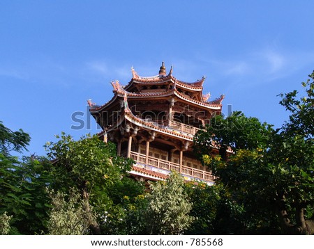 Ancient Chinese Pagoda in Quanzhou, China
