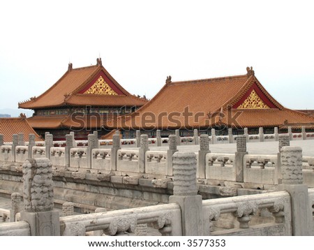 Scene in Forbidden city, Beijing, city of emperors