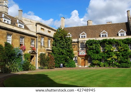 Christ College, Cambridge: The original 15th/16th century college buildings now form part of First Court
