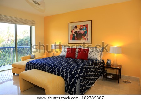 Inviting upscale guest room