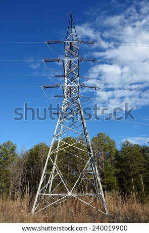 Rural high voltage electric transmission lines