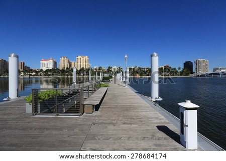 The Clematis Docks in downtown West Palm Beach are open to the public year round