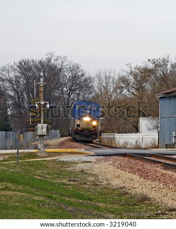 Passenger Train in Rural America
