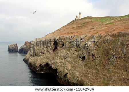 Remote Anacapa Island, off the Coast of California in the Channel Islands National Park