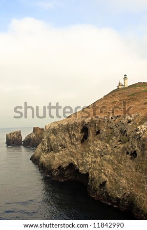Remote Anacapa Island, off the Coast of California in the Channel Islands National Park