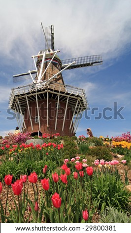 Dutch windmill in Holland, Michigan