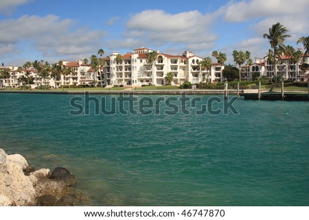 Upscale island living in South Florida, on Fisher Island