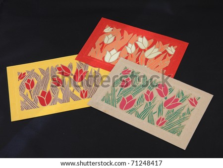 Beautiful collection of note cards used as thank you cards