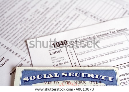 Social Security tax on form 1040