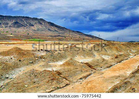 Industrial desert - ecological disaster in Karabash, Russia