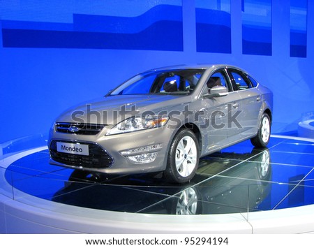 MOSCOW, RUSSIA - SEPTEMBER 1: Ford Mondeo presented at the Moscow International Autosalon on September 1, 2010 in Moscow, Russia.