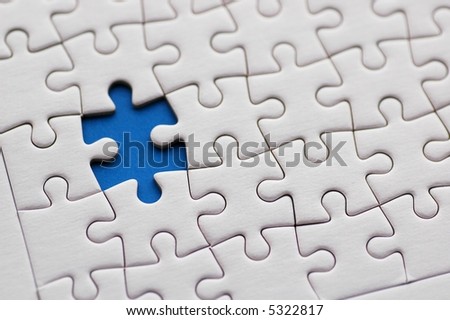 Jigsaw Puzzle Abstract Background