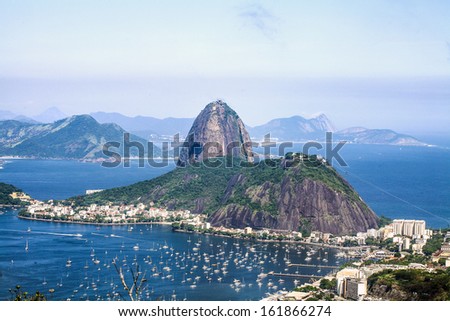 Corcovado Rio de Janeiro Brazil Sugar-Loaf Mountain