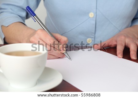 Signing an empty document
