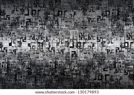 Abstract background - dark metallic industrial construction, wall