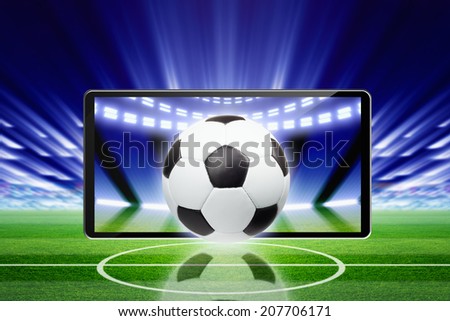 Sports background - soccer ball, sports game online, soccer online, online game