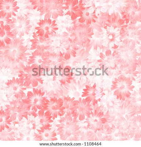 Floral Background derived from my pink gingham