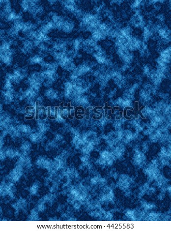 A blue textured woven marbled background paper for backgrounds layout pages