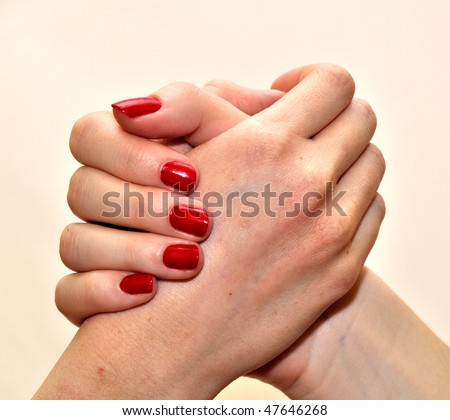 Close-up of hands women and woman arm wrestling