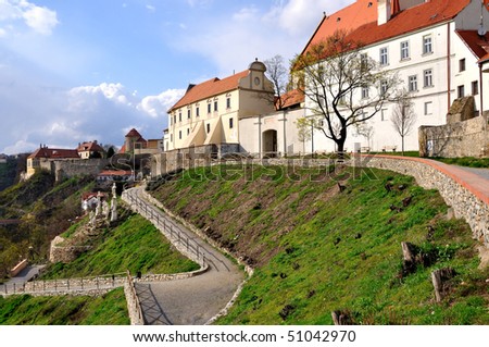 Old town Znojmo in the South Moravia