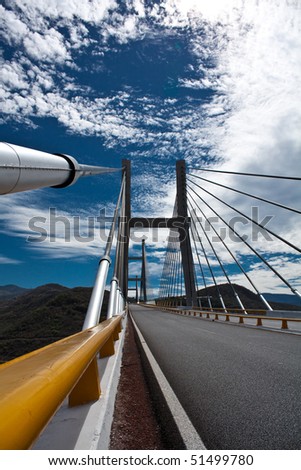 Bridge on a highway to Acapulco, Guerrero, Mexico