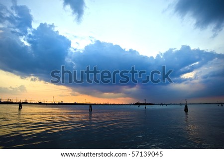 Sunset Over Venice