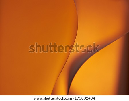 Abstract picture twisted sheets of paper