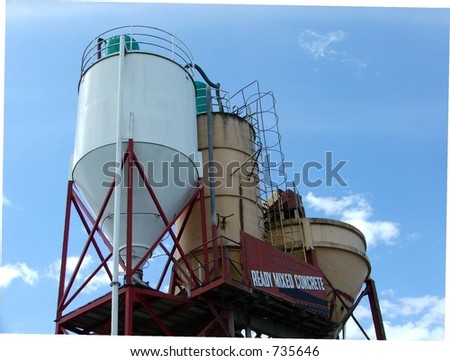 ready-mixed concrete batching silos