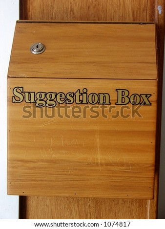 church suggestion box