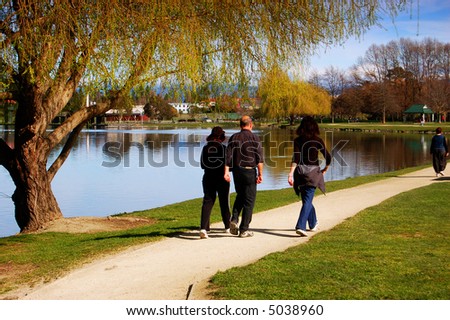 a Spring family stroll